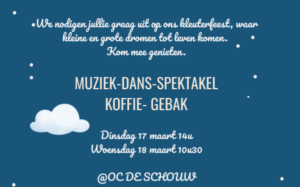 Muziek, dans en warme momenten met onze kleuters. Welkom 🤍